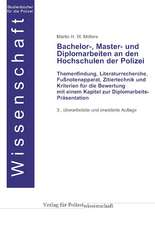 Bachelor-, Master- und Diplomarbeiten an den Hochschulen der Polizei