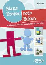 Blaue Kreise, rote Ecken