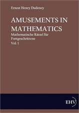 Amusements in Mathematics