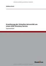 Erweiterung der Virtuellen Universität um einen LDAP Directory Service