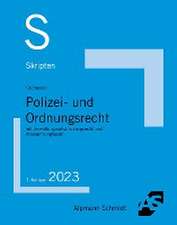 Skript Polizei- und Ordnungsrecht