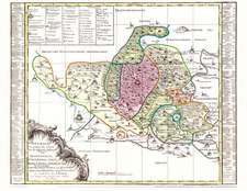 Historische Karte: Grafschaft STOLBERG 1757 (Plano). Mit den Ämtern Hohnstein, Stolberg, Hayn, Bärenrode (Berenroda), Ebersburg, Wolfsberg, Uftrungen, Roßla und Questenberg