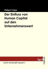 Der Einfluss Von Human Capital Auf Den Unternehmenswert