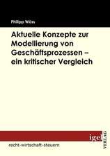 Aktuelle Konzepte Zur Modellierung Von Gesch Ftsprozessen - Ein Kritischer Vergleich