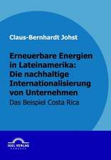 Erneuerbare Energien in Lateinamerika: Die Nachhaltige Internationalisierung Von Unternehmen