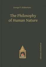 The Philosophy of Human Nature