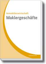 Immobilienwirtschaft Maklergeschäfte