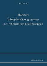 Monetäre Erfolgsbeteiligungssysteme in Grossbritannien und Frankreich