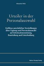 Urteiler in der Personalauswahl