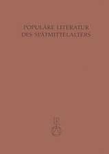 Populare Literatur Des Spatmittelalters