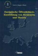 Europäische Öffentlichkeit: Entwicklung von Strukturen und Theorie