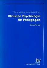 Klinische Psychologie für Pädagogen