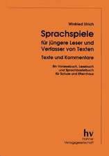 Sprachspiele für jüngere Leser und Verfasser von Texten