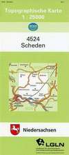 Scheden 1 : 25 000. (TK 4524/N)