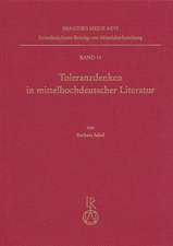 Toleranzdenken in Mittelhochdeutscher Literatur