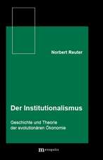 Der Institutionalismus