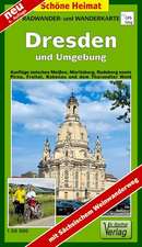 Dresden und Umgebung 1 : 35 000. Radwander- und Wanderkarte