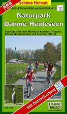 Große Radwander- und Wanderkarte Naturpark Dahme-Heideseen 1 : 35 000