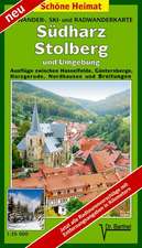 Südharz, Stolberg und Umgebung 1 : 35 000. Radwander-und Wanderkarte