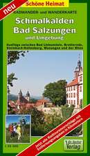 Schmalkalden, Bad Salzungen und Umgebung 1 : 35 000 Radwander- und Wanderkarte