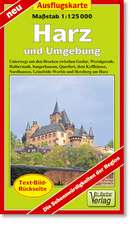 Harz und Umgebung Ausflugskarte 1 : 125000