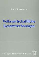 Volkswirtschaftliche Gesamtrechnungen