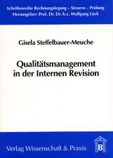 Qualitätsmanagement in der Internen Revision