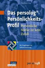 Das persolog®-Persönlichkeits-Profil