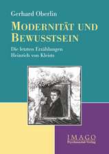 Oberlin, G: Modernität und Bewusstsein