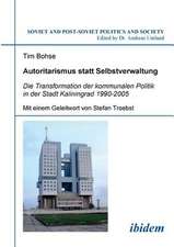 Bohse, T: Autoritarismus statt Selbstverwaltung. Die Transfo