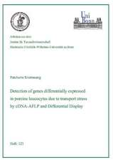 Detection of genes differentially expressed in porcine leucocytes due to transport stress by using cDNA-AFLP and Differential Display