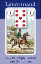 Lenormand Orakelkarten mit Kartenabbildungen