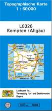 Kempten (Allgäu) 1 : 50 000