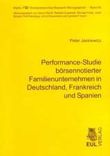 Performance-Studie börsennotierter Familienunternehmen in Deutschland, Frankreich und Spanien