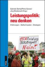 Leistungspolitik: neu denken