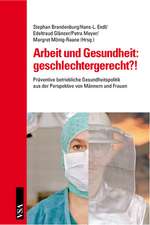 Arbeit und Gesundheit: geschlechtergerecht?!