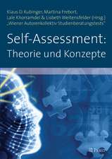 Self-Assessment: Theorie und Konzepte