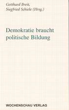 Demokratie braucht politische Bildung