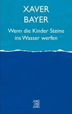 Wenn die Kinder Steine ins Wasser werfen