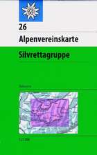 DAV Alpenvereinskarte 26 Silvrettagruppe 1 : 25 000 Skirouten