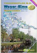 TourenAtlas Wasserwandern 02. Weser - Ems 1 : 75 000