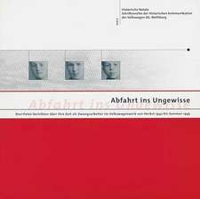 Abfahrt ins Ungewisse