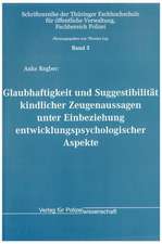 Glaubhaftigkeit und Suggestibilität kindlicher Zeugenaussagen unter Einbeziehung entwicklungspsychologischer Aspekte