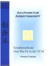 Schabemethode Gua Sha Fa in der TCM