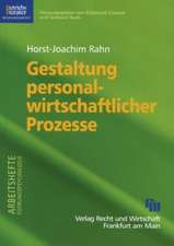 Gestaltung personalwirtschaftlicher Prozesse