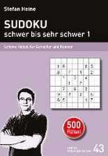 SUDOKU - schwer bis sehr schwer 1