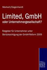 LIMITED, GMBH ODER UNTERNEHMERGESELLSCHAFT?