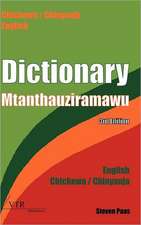 Dictionary - Mtanthauziramawu