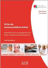 Unterricht leicht gemacht: Fit für die wissenschaftliche Arbeit (Lehrerhandbuch)