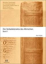 Die Verbalabstrakta Des Altirischen: Band 1 Und 2